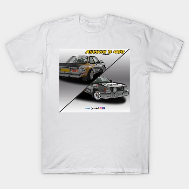 Opel Ascona B 400 Group B T-Shirt by PjesusArt